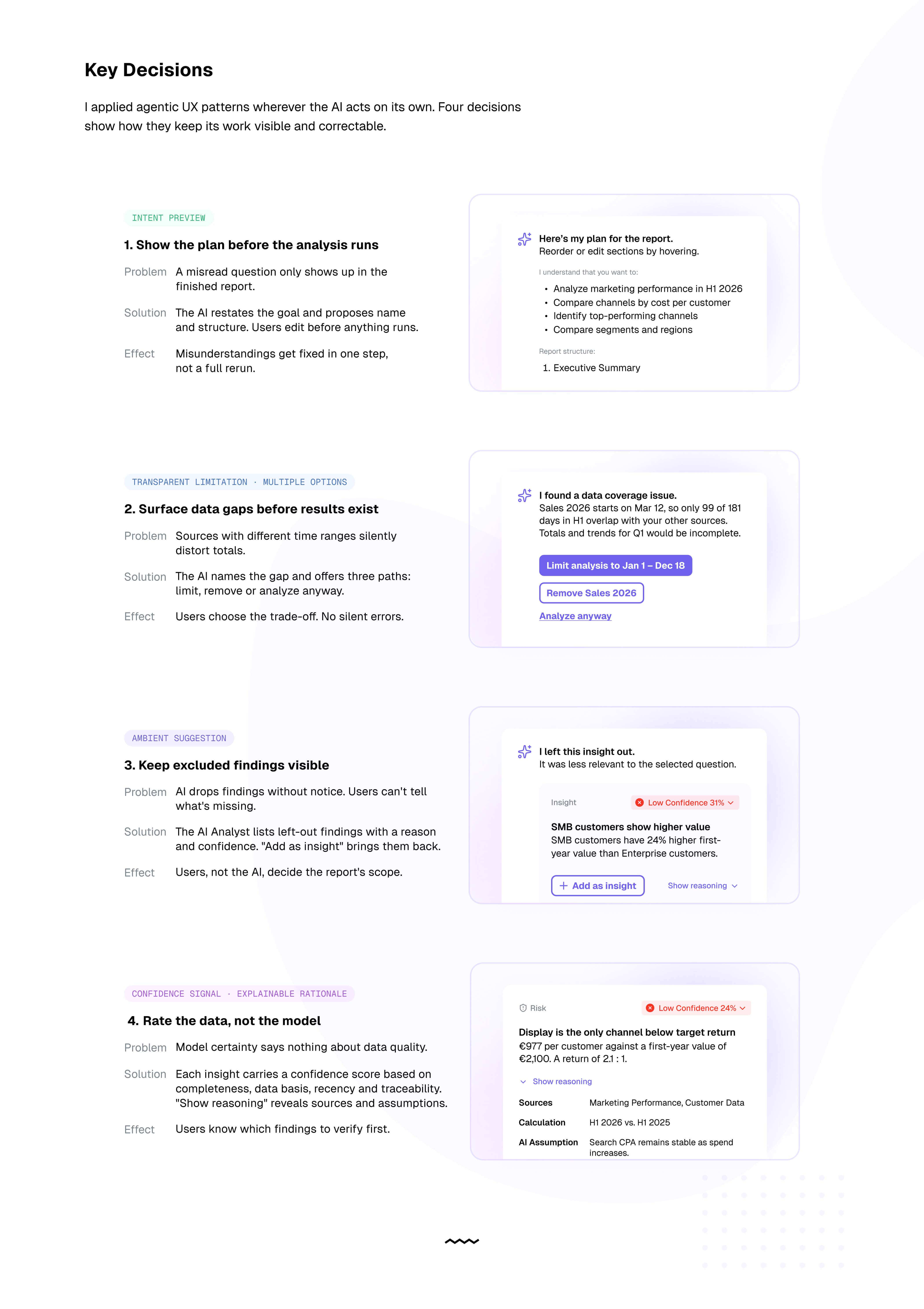 Trackwise Case Study - Key Decisions