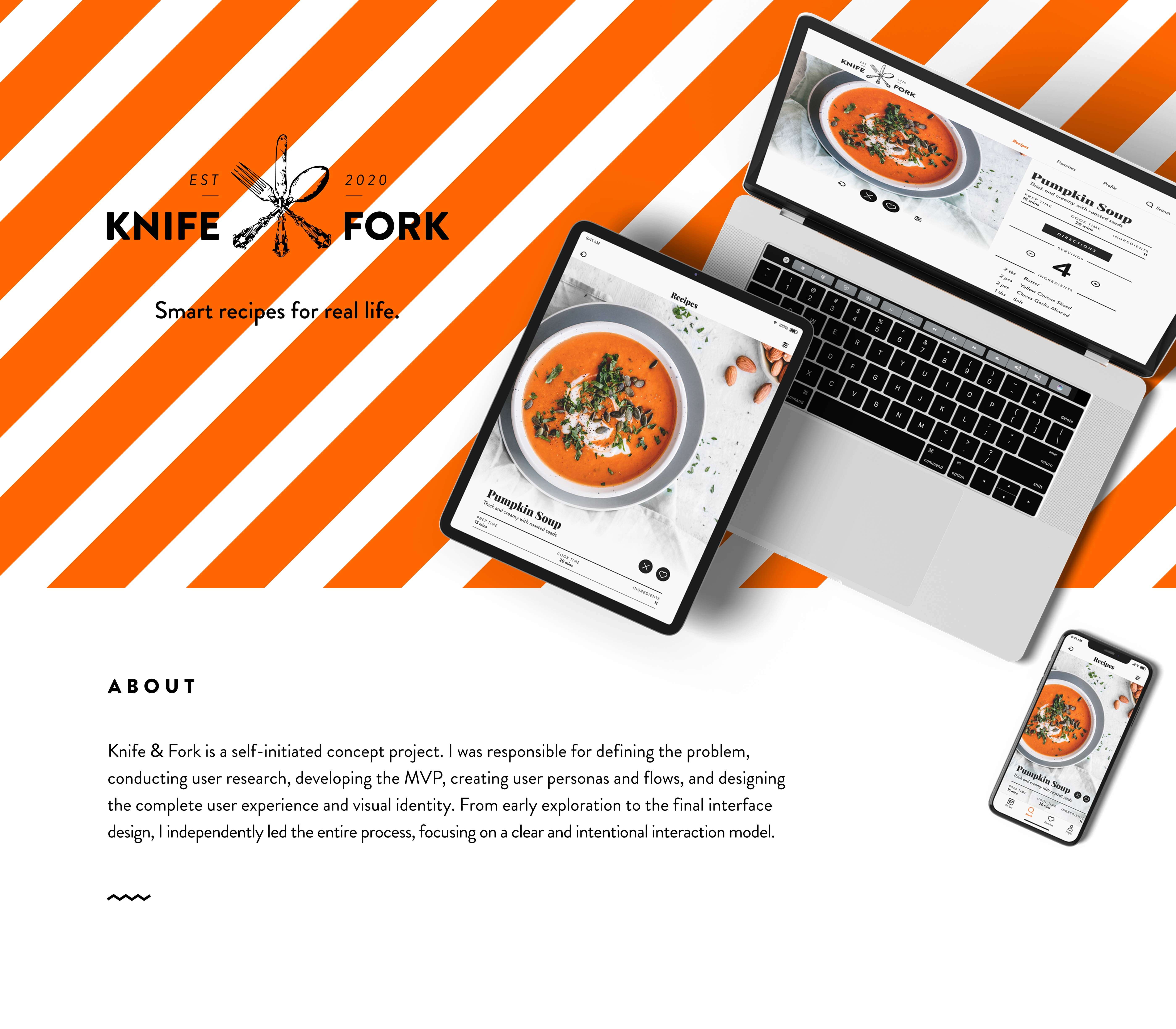 Case Study Knife & Fork: About