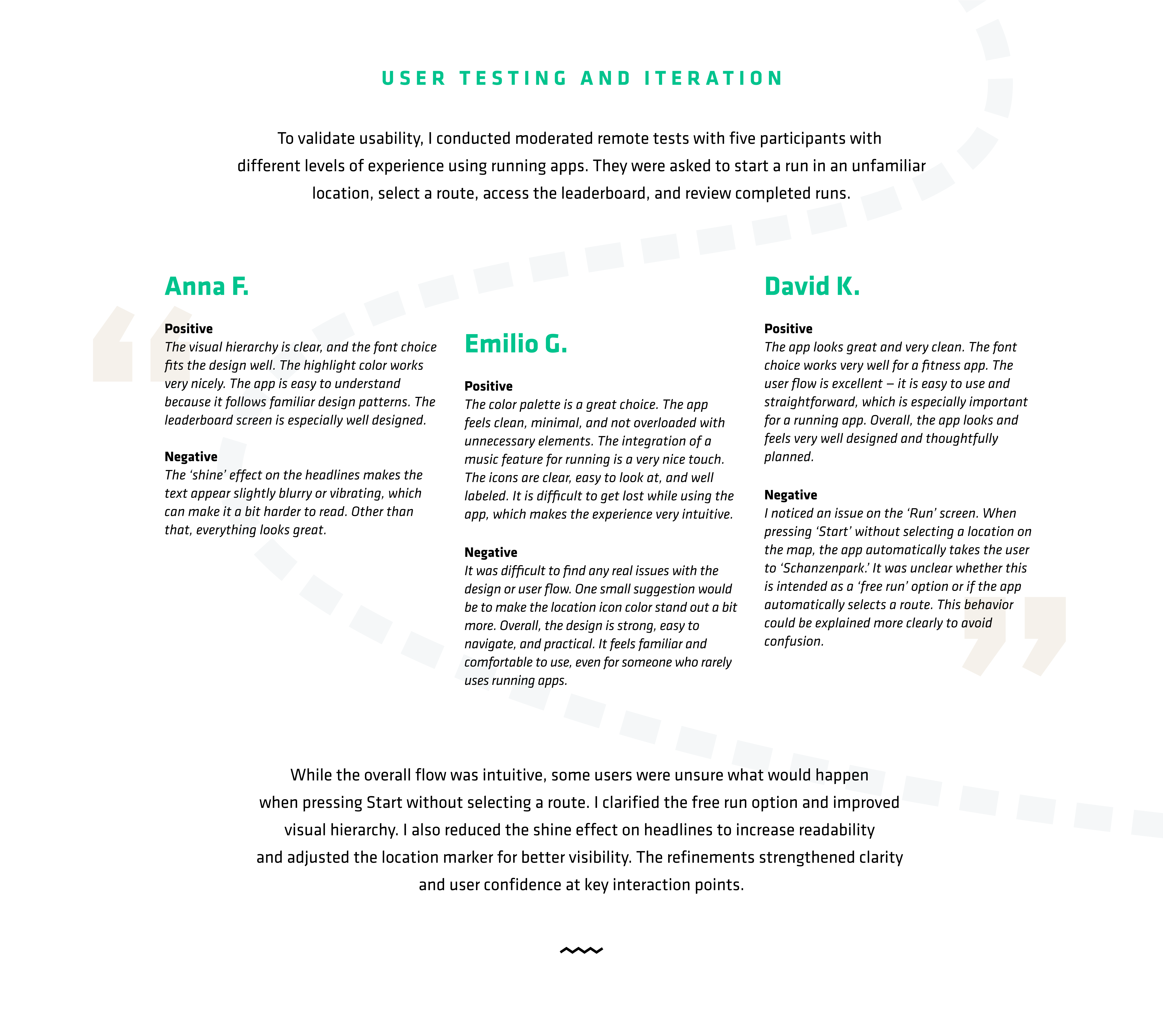 Case Study Run-O-Meter: User Feedback