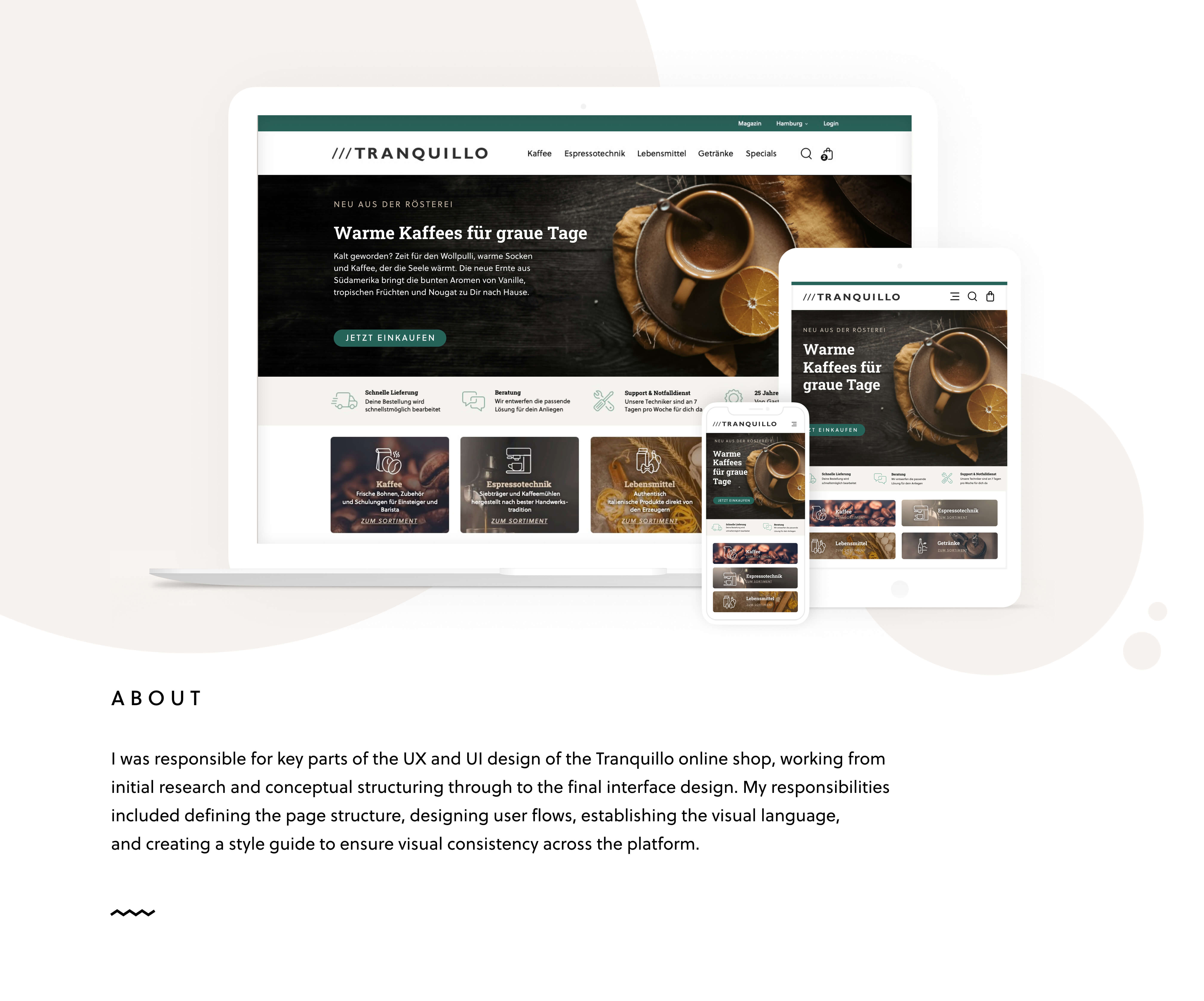 Case Study Tranquillo: About