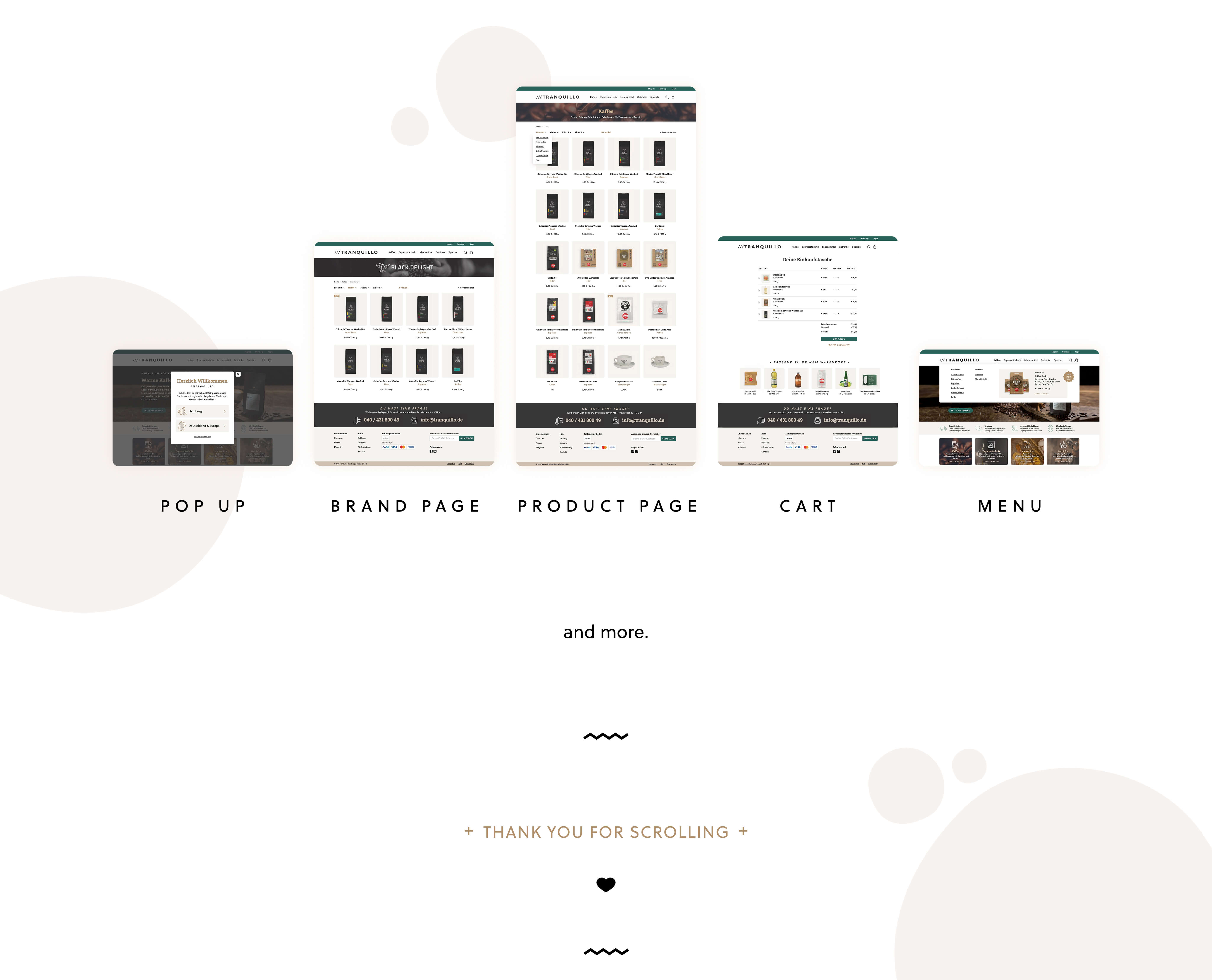 Case Study Tranquillo: Design