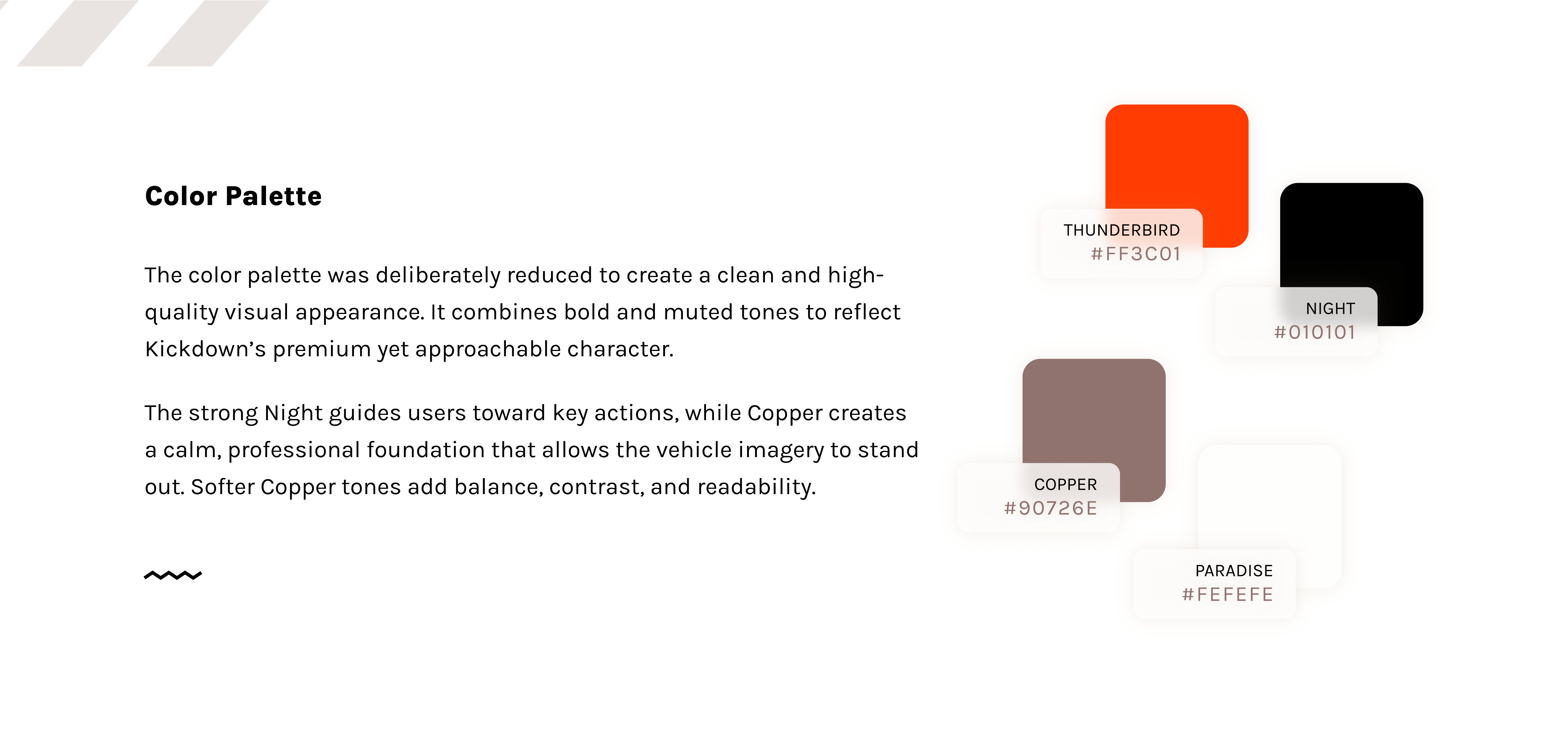 Case Study Kickdown: Color Palette