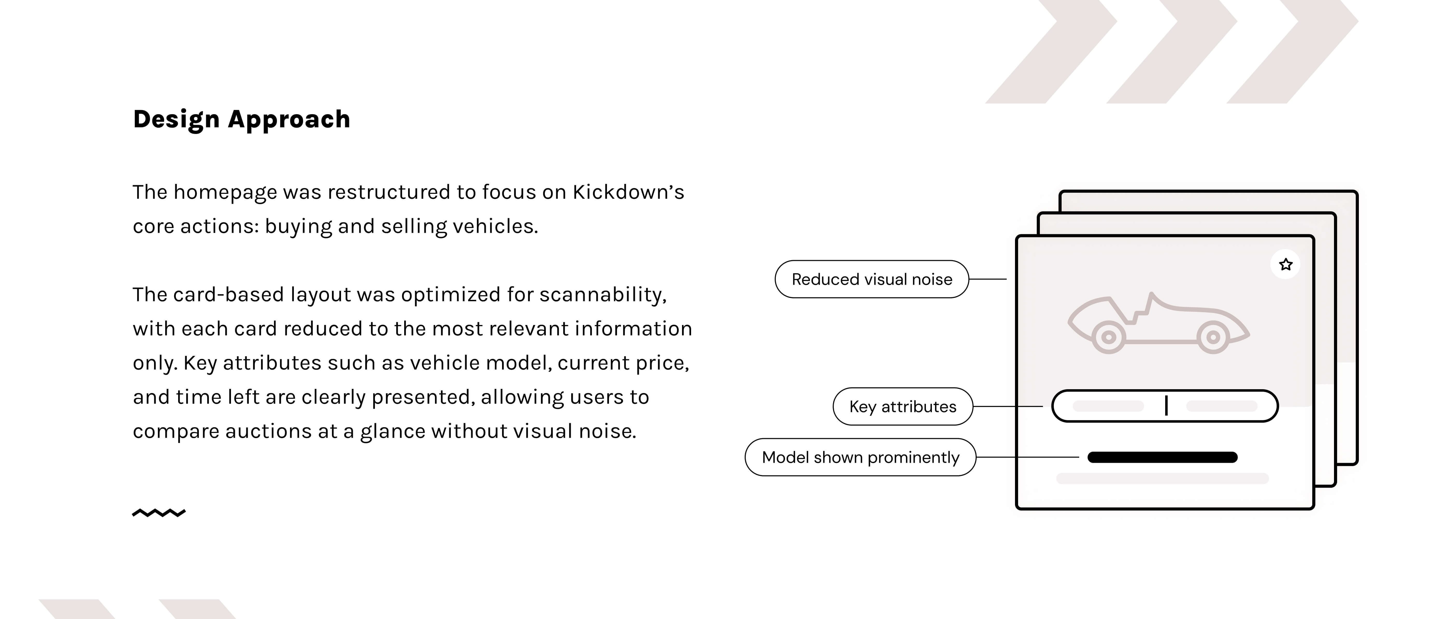 Case Study Kickdown: Design Approach