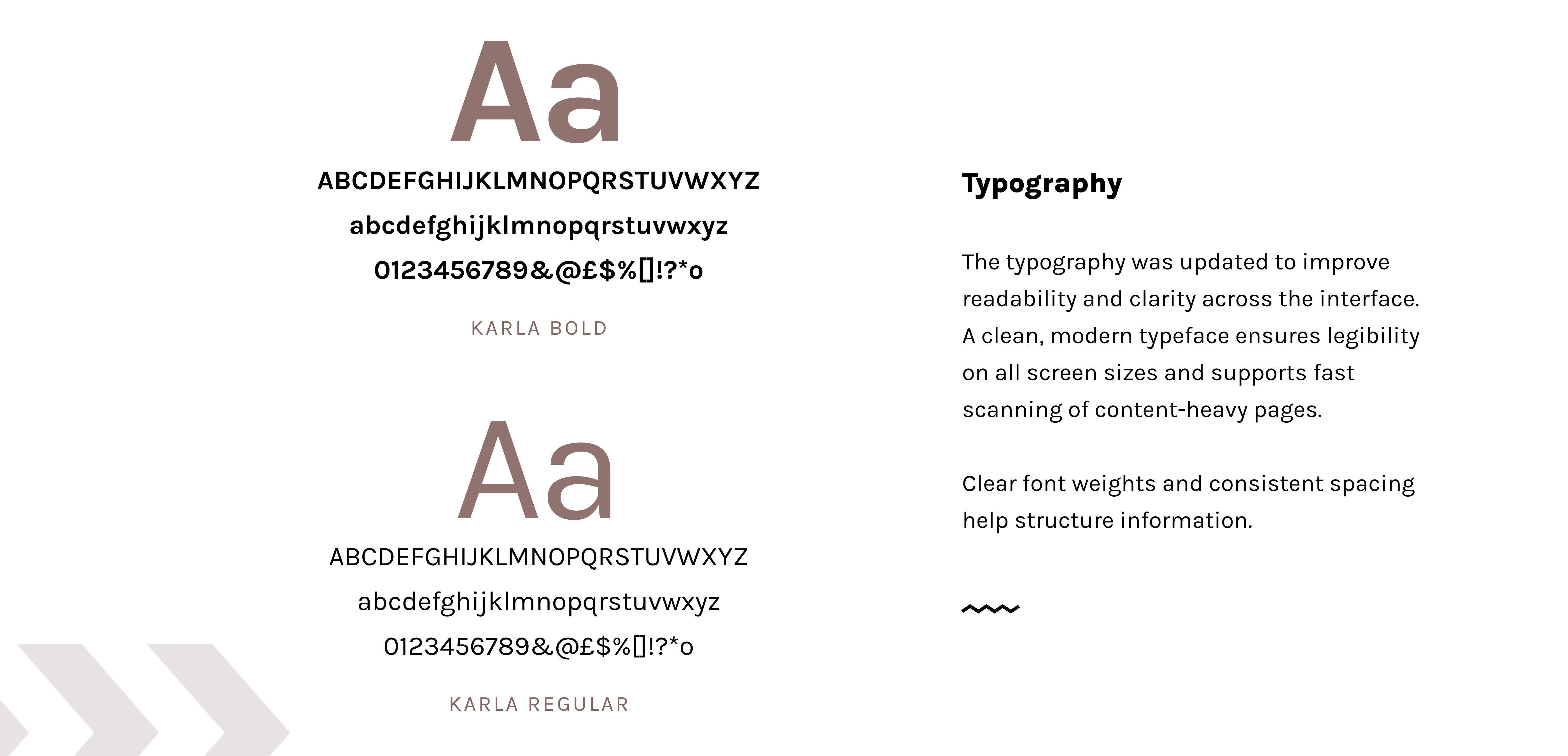 Case Study Kickdown: Typography