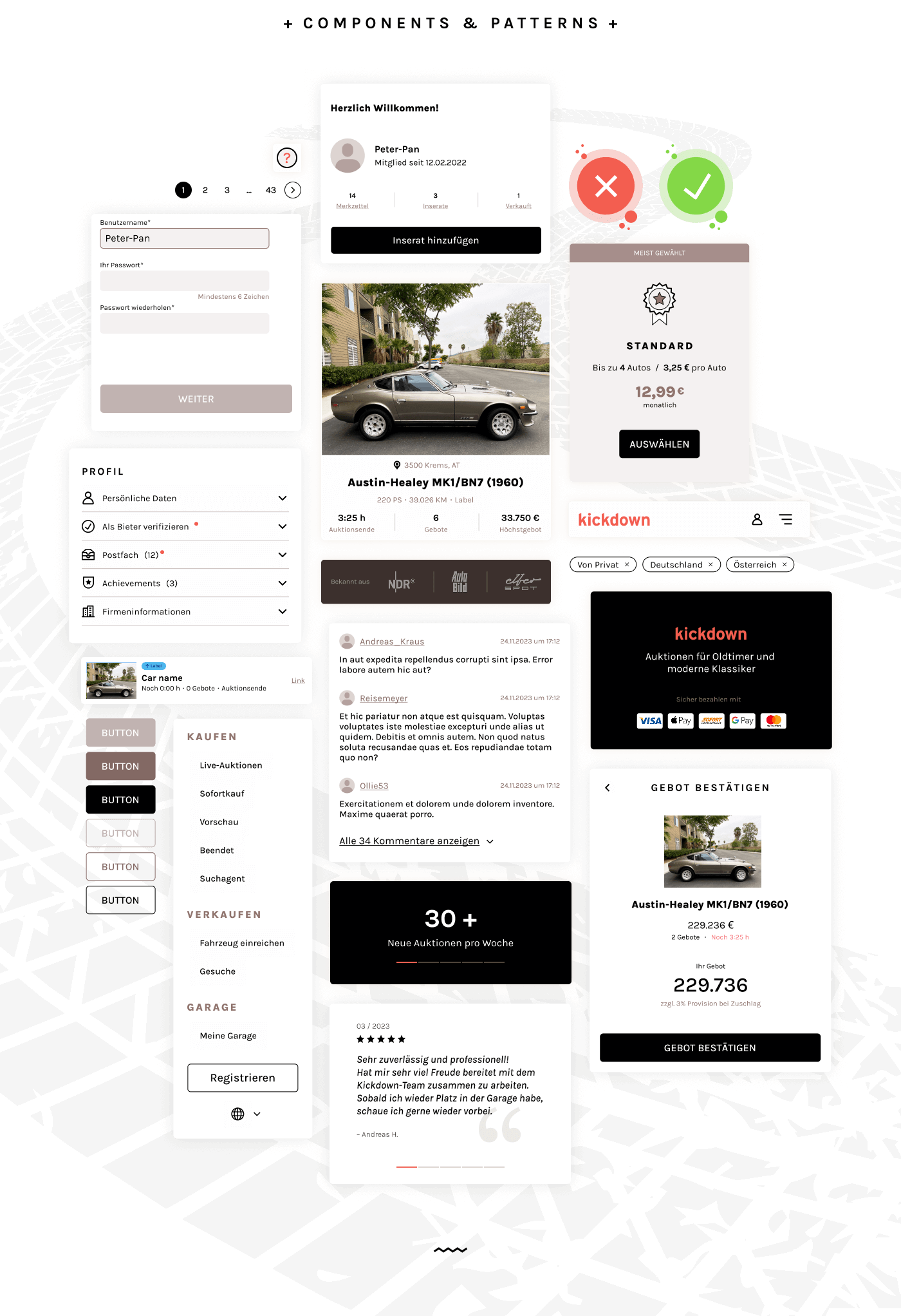 Case Study Kickdown: Components